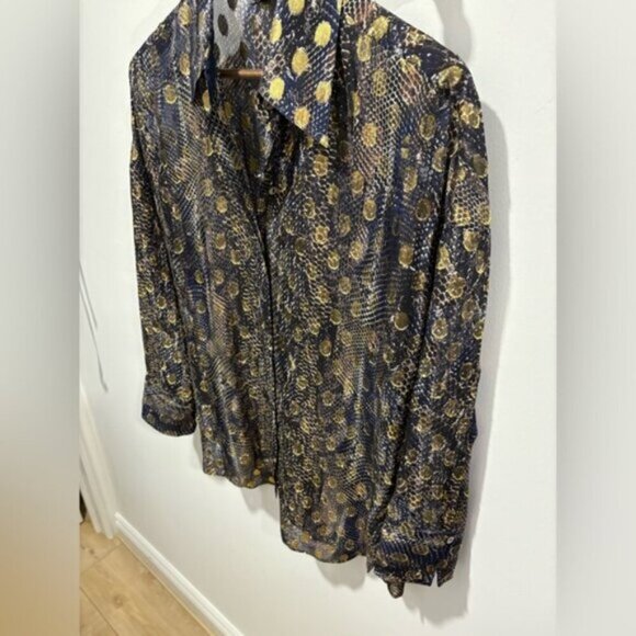 🌟 MASSIMO DUTTI🌟 Mulberry Silk Blend Blouse - Picture 6 of 10